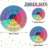 3 Pack Feelings Wheel Aluminum Emotion Wheel Metal Feelings Wheel Poster Emotions Charts Calming Corner Poster Therapist Office Decor for Office S...