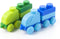 UNiPLAY Truck and Trailer Set, Building Block Truck for Cognitive Development, Motor Skills, Sensory Learning, Educational Toy for 3 Years Old and...