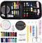 Glarks 98Pcs Sewing Kit, Multifunctional Sewing Supplies Repair Kit with Thread, Sewing Needles, Pins, Scissors, Thimble, Tape Measure, Buttons, C...