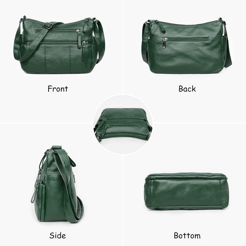VOLGANIK ROCK Purses for Women Soft PU Leather Shoulder Bag Ladies Crossbody Purse and handbags Lightweight Pocketbook...