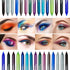 15 Colors Eyeliner Pen Set, Eyeliner Pencil Set, Waterproof Colorful Eyeliner Kit Long Lasting Eyeshadow Pencil Professinal Eye Makeup Set Pearl E...