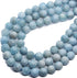 Aquamarine Stone 8mm Natural Gemstone Beads for jewelry making Energy Healing Crystals Jewelry Chakra Crystal crystal beads kit 15.5inch about 46-...