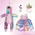 2-Sets 18-inch Doll-Clothes Set - Unicorn Clothes with Hair Clip and Headband - Compatible with All 18 inch Dolls Accessories for Kids -Pink...