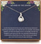 Mother of the Groom Gifts from Bride, Sterling Silver Pearl Pendant for Mother of the Groom Necklace from Bride, Wedding Gifts for Groom Gift, Tha...