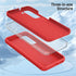 Galaxy S22 5G Case, Samsung S22 2022 Case Liquid Silicone Case Dual Layer Hybrid Hard PC Soft Silicone Gel Rubber Slim Fit Shockproof Protective P...
