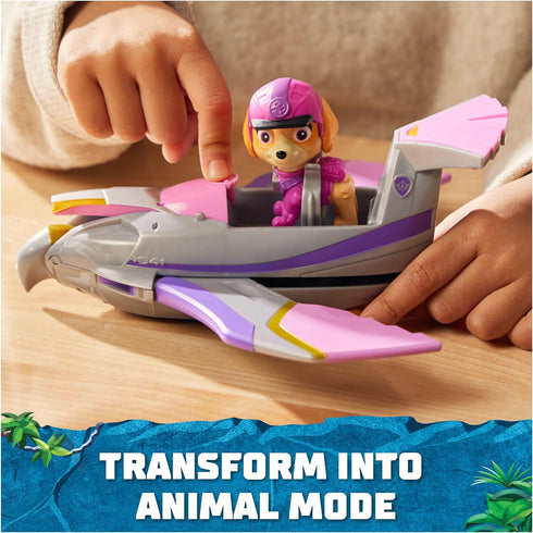 Paw Patrol Jungle Pups, Skye Falcon Vehicle, Toy Jet with Collectible Action Figure, Kids Toys for Boys & Girls Ages 3 and Up...