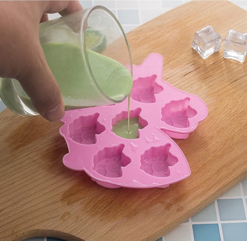 3 Pack Medium Size 7 Cavities Unicorn Silicone Chocolate Mold for Making Unicorn Shape Gummy, Candy, Chocolate, Ice Cube, Jelly, Mousse, Small Cak...