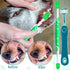 Dog Toothbrush 2PCS Dog Tooth Brush Three Sided Dog Tooth Brush Dual Head Toothbrush for Dogs, Soft Bristles Dog Tooth Brushing Kit Silicone 360 D...