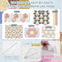 Kigley 8 Pcs Half Hexagon Quilting Rulers Acrylic Quilting Templates for Quilting 1-7 Inch Quilt Template Ruler with 1/4 Inch Seam Allowance Quilt...