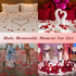 Childom 3000 Pcs Silk Rose Petals, Rose Flower Petals Decorations, Fake Rose Petals Roses Artificial Flowers Petals for Wedding, Valentines, Roman...