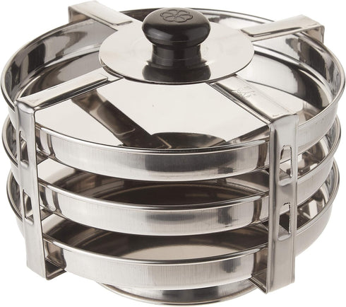 Tabakh Food Container Stackable Stainless Steel Pressure Cooker Steamer Insert Stand - For Instant Pot 6qt & 8qt...