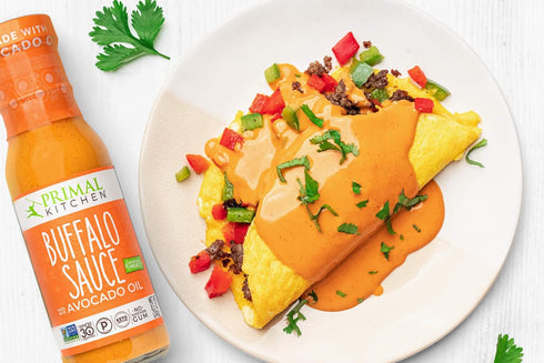 Primal Kitchen No Dairy Buffalo Sauce, Made with Real Ingredients Like Avocado Oil, No Cane Sugar or Corn Syrup, Pack of 2...