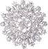 EVER FAITH Women's Austrian Crystal Elegant Flower Leaf Bridal Corsage Brooch Pin...