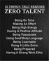 Posterizer 1 pcs-10 Things That Require Zero Talent-Motivational & Inspirational Art-Gift for Men Women Entrepreneur Teens - Decor for Home & Offi...