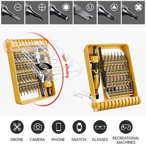 Mini Precision Screwdriver Set,JAKEMY 33 in1 T6 Torx Screwdriver Set Magnetic Driver Kit Laptop Screwdriver Repair Tool Kit with Extension Shaft T...
