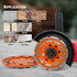 FEWELL 4 1/2” Concrete Grinding Wheel, Double Row Diamond Cup Wheel with 7/8” Arbor for Polishing and Grinding Concrete Surface Brick Stone Marble...
