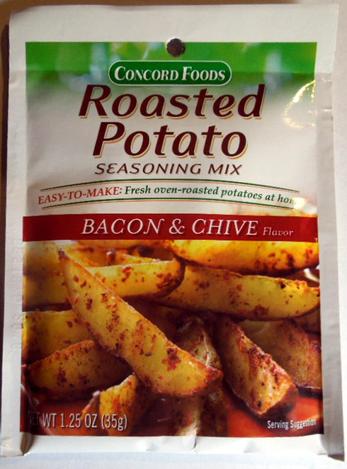 Concord Foods Roasted Potato Seasoning Mix - Bacon & Chive Flavor - 3 of 1.25 oz pkgs...