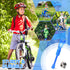 Kids Bike Kickstand for 16 Inch Wheel Children's Bicycle Single-Side Kick Stand Rear Mount Bikes Support Racks Blue for Girls and Boys Bike...