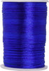 Mandala Crafts Nylon Satin Cord 2mm Rattail Cord Blue String - 100 Yds Nylon Chinese Knotting Cord Rat Tail Silk Cord for Bracelet Necklace Jewelr...