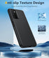 BNIUT for Samsung Galaxy A03s Case: Dual Layer Shockproof Protective Heavy Duty Cell Phone Cover Rugged with Non Slip Textured Back - Military Pro...