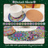 Tontut 18 pcs diamond painting coasters with holder ?DIY diamond art mandala coasters Diamond painting kits for beginners, art craft supplies for ...