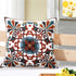 Decorative Couch Pillow Covers for Living Room 18x18 inches Set of 2 Embroidered Pattern Square Throw Pillows Case Cover for Sofa Bed Chair...