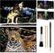 2 Pack Animal Scratch Art Rainbow Painting Paper, Engraving Art & Craft Sets, Creative foil Scratch Art Toys Gift, DIY Sketch Card Scratchboard fo...