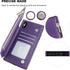 Bocasal Wallet Case for iPhone Xs Max with 3 Card Slots Cash Holder Zipper Design Premium PU Leather Sturdy Magnetic Closure 6.5 Inch(Purple)...