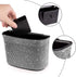 eing Car Trash Can Bling Crystal Auto Storage Pockets,100% Leak Proof Car Trash Container Bin Car Garbage Bag Hanging for Backside/Gearshift/Cente...
