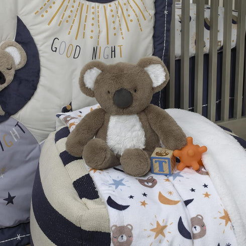 NoJo Goodnight Sleep Tight Plush Brown & White Koala Stuffed Animal - Joey, Grey, White...