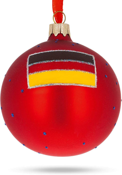 Marienplatz in Munich, Germany Glass Ball Christmas Ornament 3.25 Inches...