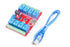 24V 8-Channel 10A PC USB Control Switch Relay Module Free Drive Programmable Computer Control Computer USB Control Switch Driver PC Intelligent Co...