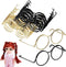 jojofuny 20pcs Doll Glasses, Miniature Dress Eyeglasses, Small Doll Costume Glasses, Miniature Round Eyeglasses, for Dolls Pets Costume Accessorie...