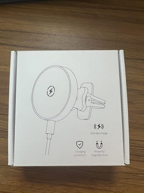 OHLPRO MagSafe Car Mount Charger iPhone Wireless Car Charger, Stick on Dashboard Magnetic Phone Holder Mount for iPhone 15 Pro Plus Max 14 13 12 S...