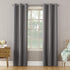 Sun Zero Becca Energy Efficient Grommet Curtain Panel, 40" x 95", Gray...
