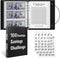 100 Envelopes Money Saving Challenge Binder, A5 Plastic Budget Binder with Cash Envelopes, Savings Binder for Planning and Saving $5050, Black...