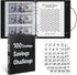 100 Envelopes Money Saving Challenge Binder, A5 Plastic Budget Binder with Cash Envelopes, Savings Binder for Planning and Saving $5050, Black...