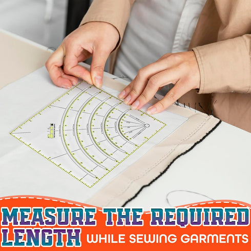 Acrylic Square Quilting Ruler - Quilting Rulers for Precision Cutting, Patchwork Crafts & DIY Decor - Easy to Use, 8.1x8.1 Transparent Square Quil...