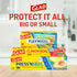 Glad Zipper Food Storage Plastic Bags, Snack, 50 Count (Packaging May Vary)...