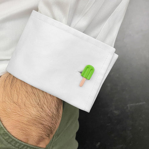 Green Popsicle Cufflinks For Men With Gift Box....