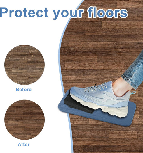 Sewing Machine Pedal Footrest Mat, 13.4x6.7 Inch Waterproof Sewing Machine Foot Pedal Pad Non Slip Skid Sewing Machine Muffling Mat Accessories fo...