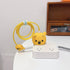3D Cute Cartoon Charger Protector Case - Compatible for Apple 20W USB-C Power Adapter and Lightning Cable (Yellow Winnie)...