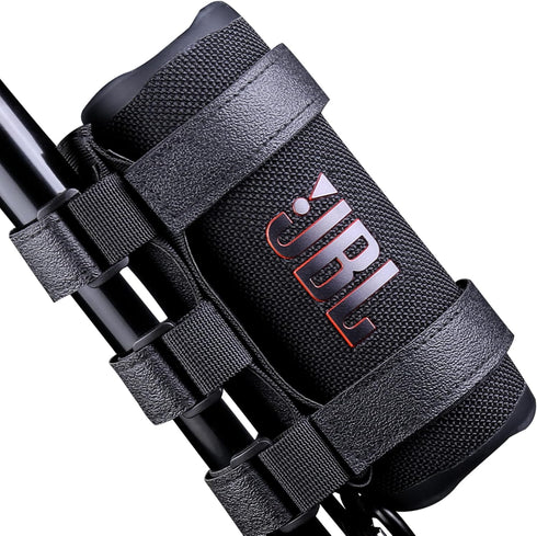 co2CREA Portable Speaker Mount for Most Bluetooth Wireless Speakers, Outdoor Speaker Adjustable Strap Attachment Accessory Holder Bar Rail for Gol...