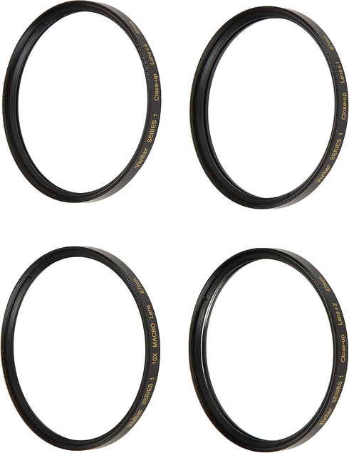 Vivitar Series 1 1 2 4 10 Close-Up Macro Filter Set w/Pouch (67mm), Black, 8.2 x 4.4 x 1.2 inches, (VIV-CL-67)...