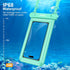 Gritin Waterproof Phone Pouch, IP68 Floating Waterproof Phone Case Bag for Swimming, Adjustable Lanyard Underwater Phone Dry Bag for iPhone 15 14 ...