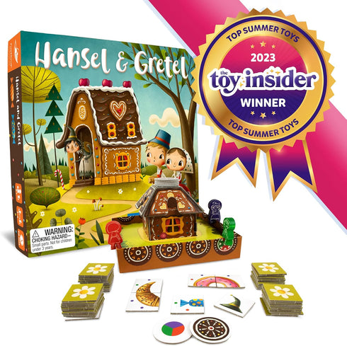 FoxMind Games: Hansel & Gretel, a Cooperative Fairytale, Math, Brothers Grimm Princess, up to 4 Players, 6 and up....