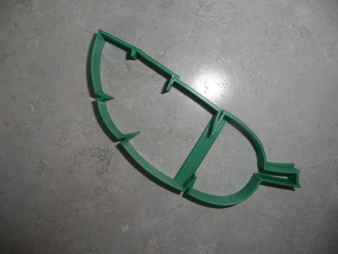 BANANA LEAF OUTLINE TROPICAL PLANT LEAVES COOKIE CUTTER MADE IN USA PR3761...