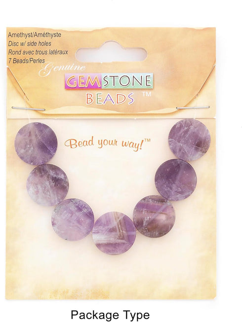 Expo International Assorted Amethyst Gemstone Jewelry Making Beads...