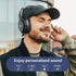 Bluetooth Headphones Over Ear 120H Playtime, Wireless Headphones with Microphone, Foldable Lightweight Wired Headphones with Headphones Case, HiFi...