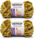 Bernat Velvet Plus Golden Moss Yarn - 2 Pack of 300g/10.5oz - Polyester - 6 Super Bulky - Knitting/Crochet......
